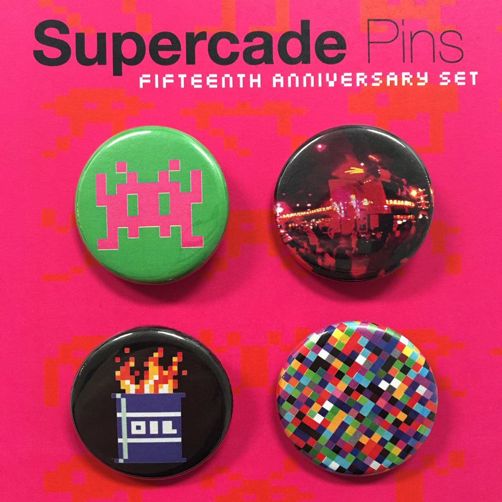 Supercade 15th Anniversary Pin Collection v.1